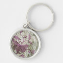 Search for insect round key rings Butterflies