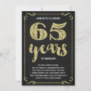 Search for 65th anniversary invitations Vintage