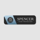 Search for business with logo name tags Executive staff professional tag