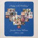 Search for 60th birthday blankets Multi photo
