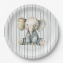 Search for elephant baby shower plates Cute