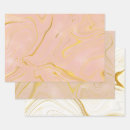 Search for rose gold and marble wrapping paper Pink