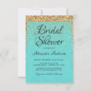 Search for teal blue bridal shower invitations Bride to be