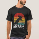 Search for giraffe mens tshirts Sunset