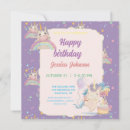 Search for unicorn save the dates Rainbow