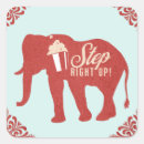 Search for circus party stickers Elephant