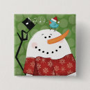 Search for smiling snowman badges Snowmen