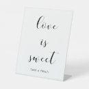 Search for love is sweet wedding signs Minimalist
