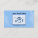 Search for rights business cards Justice