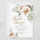 Search for winter floral bridal shower invitations Watercolor