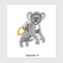 Search for funny koala stickers Australia