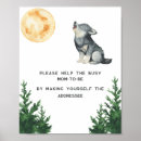 Search for wolf baby shower Watercolor
