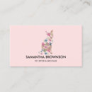 Search for pet sitting business cards Pink