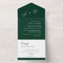 Search for three in one wedding invitations Modern