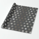 Search for silver polka dot wrapping paper Dots