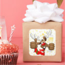 Search for funny reindeer stickers Cute