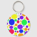 Search for spotted rounded key rings Colourful