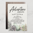Search for adventure awaits invitations Watercolor