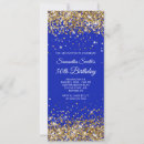 Search for royal blue 50th birthday invitations For her
