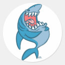Search for shark teeth stickers Cartoon