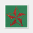 Search for red glitter christmas napkins Xmas