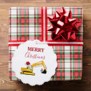 Search for construction christmas cards Excavator