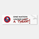 Search for tyrant bumper stickers Obama