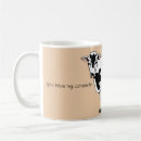 Search for cow humour mugs Moo
