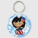 Search for hula girl key rings Hibiscus