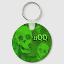 Search for skull green key rings Halloween