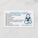 Search for librarian business cards School