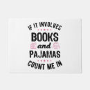 Search for book lover doormats Funny