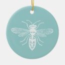 Search for bee christmas tree decorations Blue