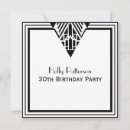 Search for vintage frame birthday invitations Black and white