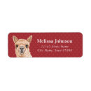 Search for llama return address labels Red