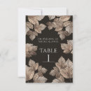 Search for fall leaves numbers table table cards Elegant