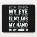 Search for american sign language mousepads Awareness
