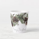 Search for pine cone mugs Watercolor