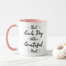 Search for start each day mugs Gratitude