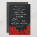 Search for poinsettia bridal shower invitations Winter