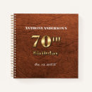 Search for 70th birthday guest books Gold