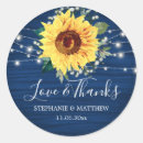 Search for navy blue and yellow wedding stickers Botanical