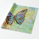 Search for purple and teal wrapping paper Vintage