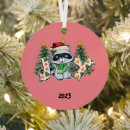 Search for racoon christmas tree decorations Xmas