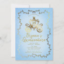 Search for cinderella blue quinceanera invitations Princess
