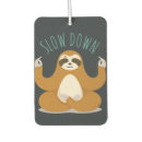 Search for funny animals car air fresheners Sloth