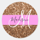 Search for bronze glitter stickers For her