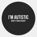 Search for chronic disorder stickers Autistic