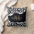 Search for black and leopard cushions Chic