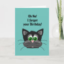 Search for belated seasonal cards Cat